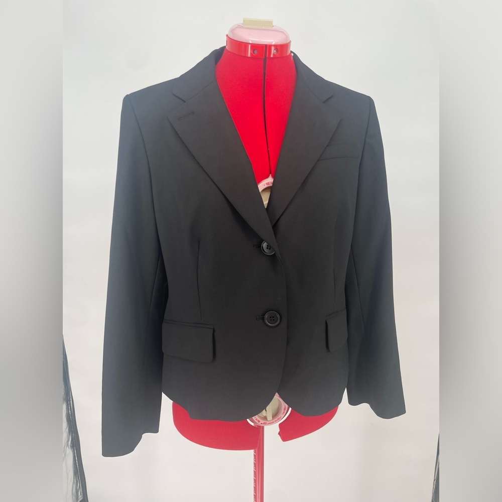 Loft Petites Black Cropped Basic Blazer With Pock… - image 5